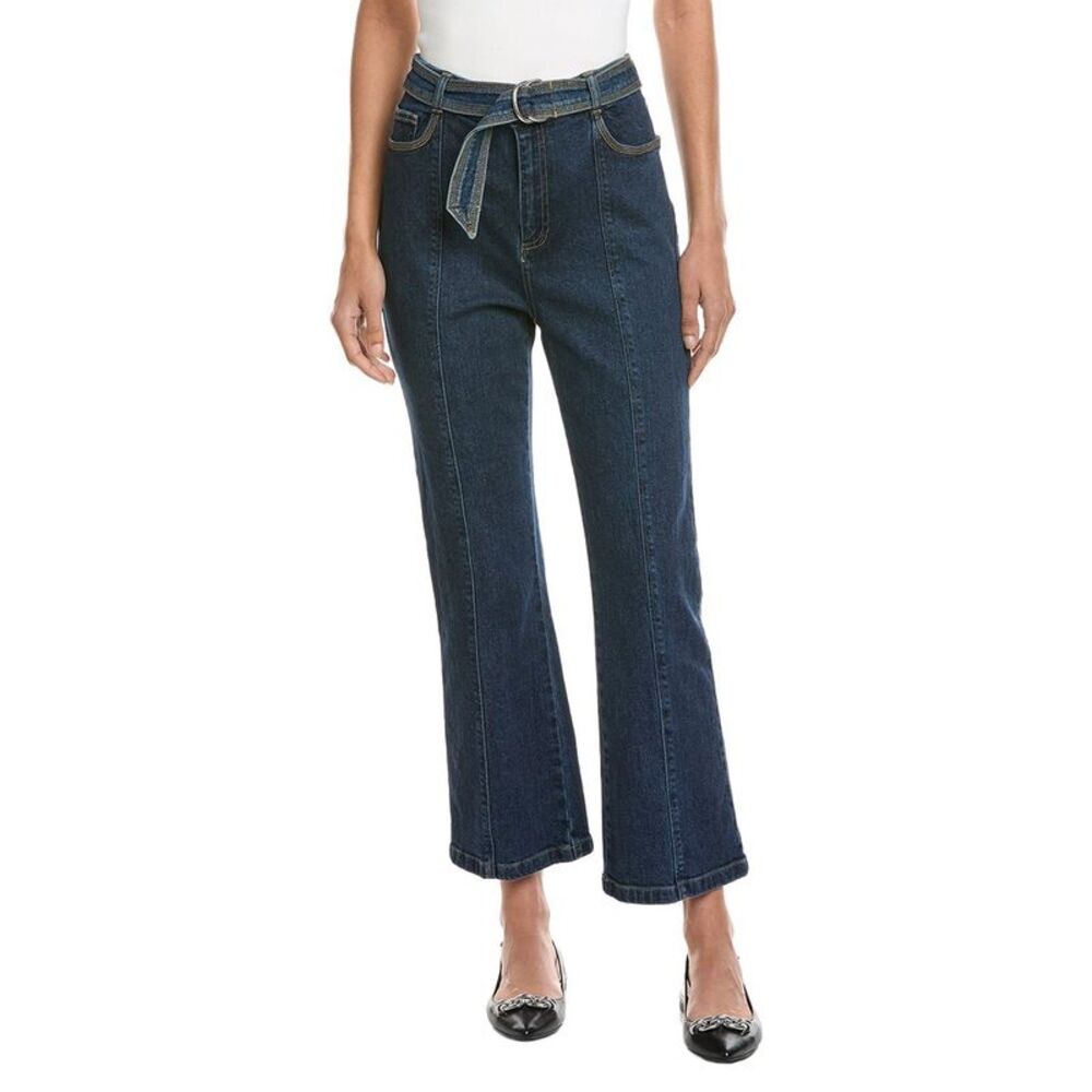 Cinq À Sept Womens  Madi Flare Pant, Blue